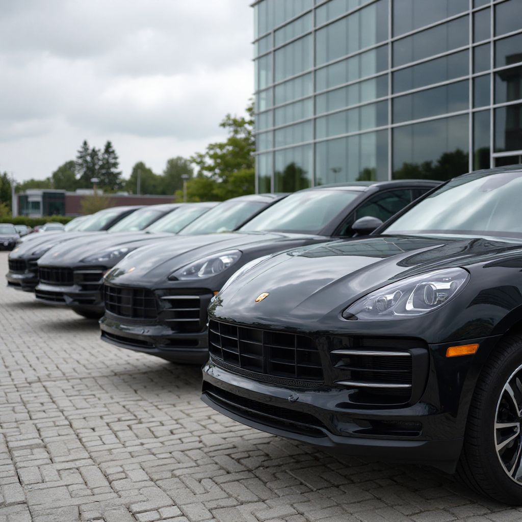 Parte de nuestra flota de vehículos premium