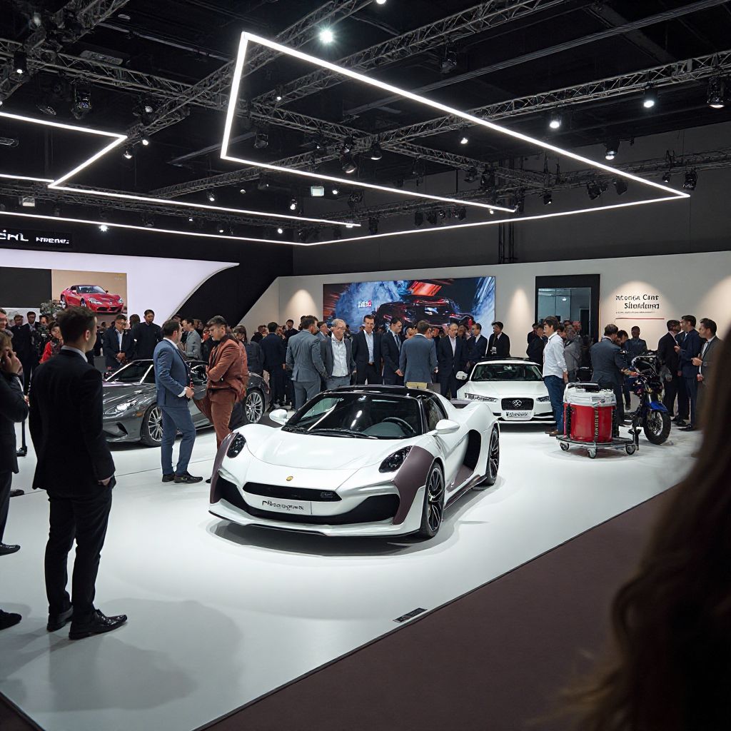 Evento corporativo de presentación de flota