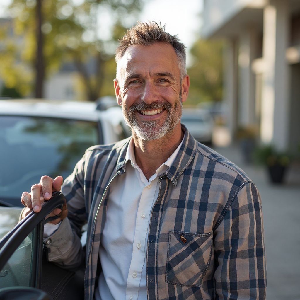 Foto de cliente satisfecho